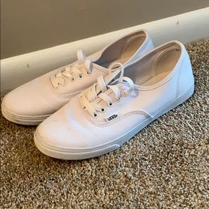 White vans size 7.5